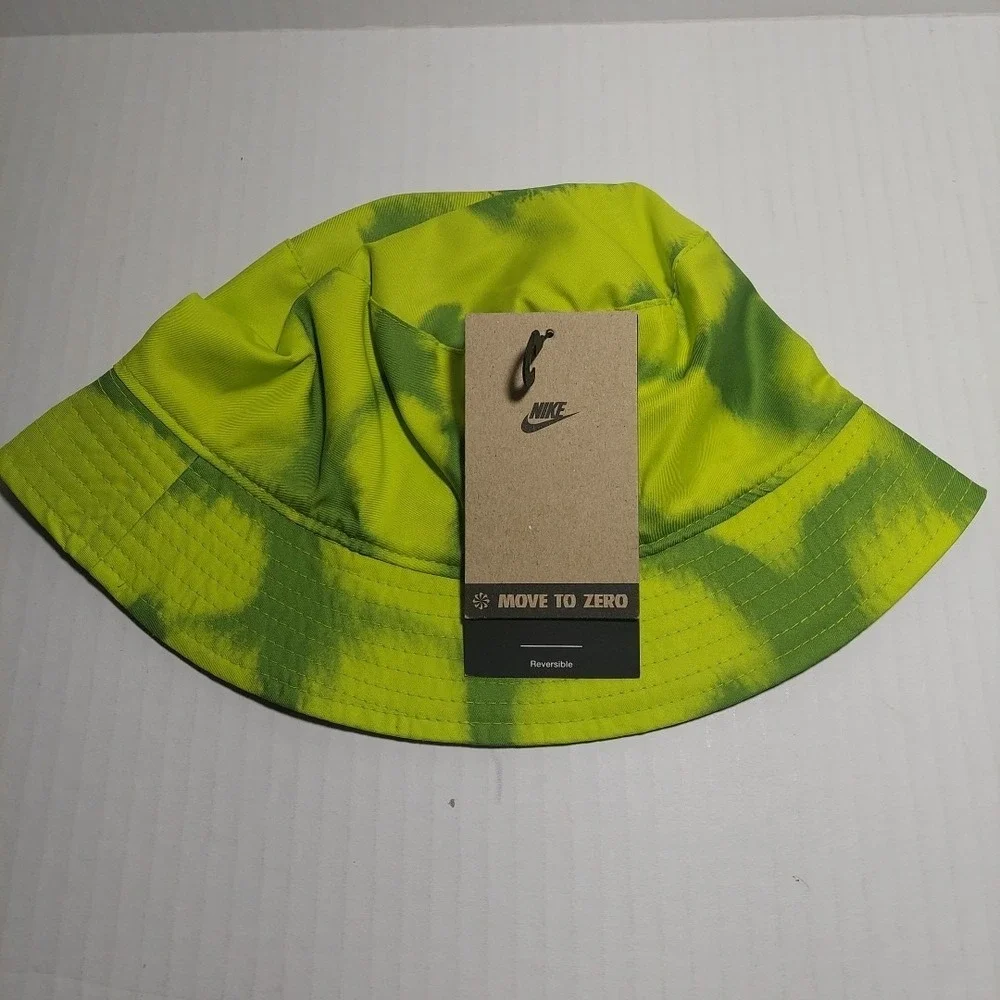 Nike Youth Unisex Size M/L - Reversible Bucket Hat Green - DQ9922-377 - Picture 4 of 5